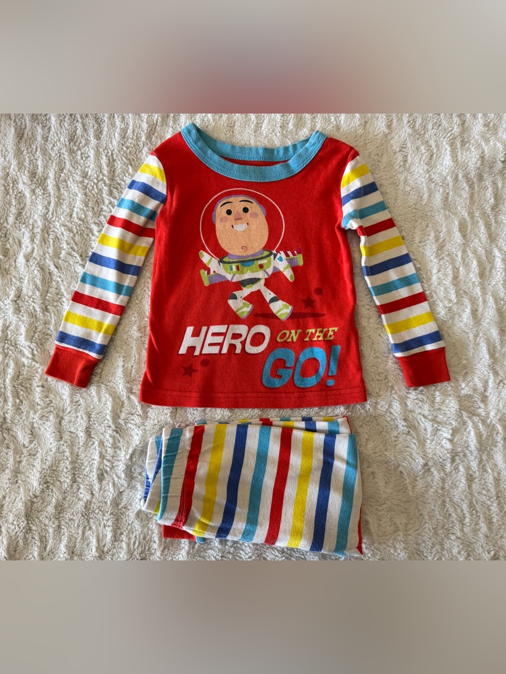 Toddler Toy Story Buzz Lightyear "Hero on the Go" Pajama Set